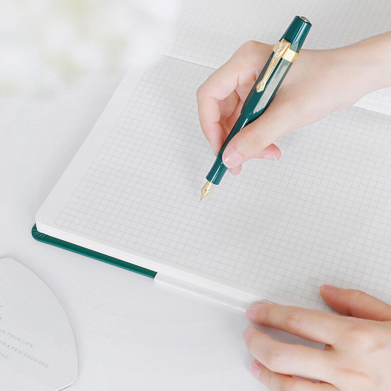 PAPERIDEAS硬面绑带本大号工作日记记事本点阵日记本b5商务笔记本