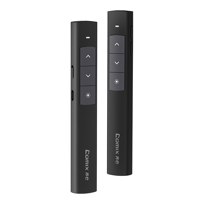 齐心 B1059 绿光 充电 PPT激光翻页笔 黑色