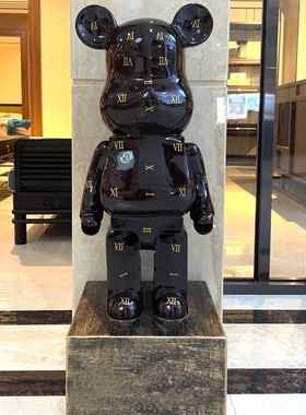 1m落地大号熊摆件家居客厅电视旁卡通装饰品开业乔迁新Z居创意礼