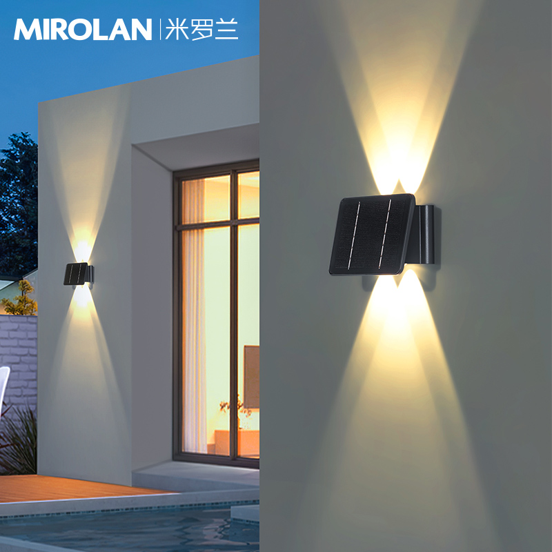 户外壁灯防水庭院壁灯太阳能壁灯室外背景墙装饰别U墅大门门口壁