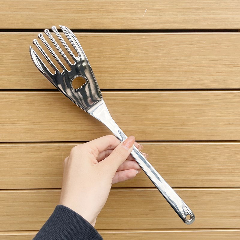 德系316不锈钢煎铲煎鱼煎牛排铲平铲铁板烧铲子多Y功能漏铲煎铲