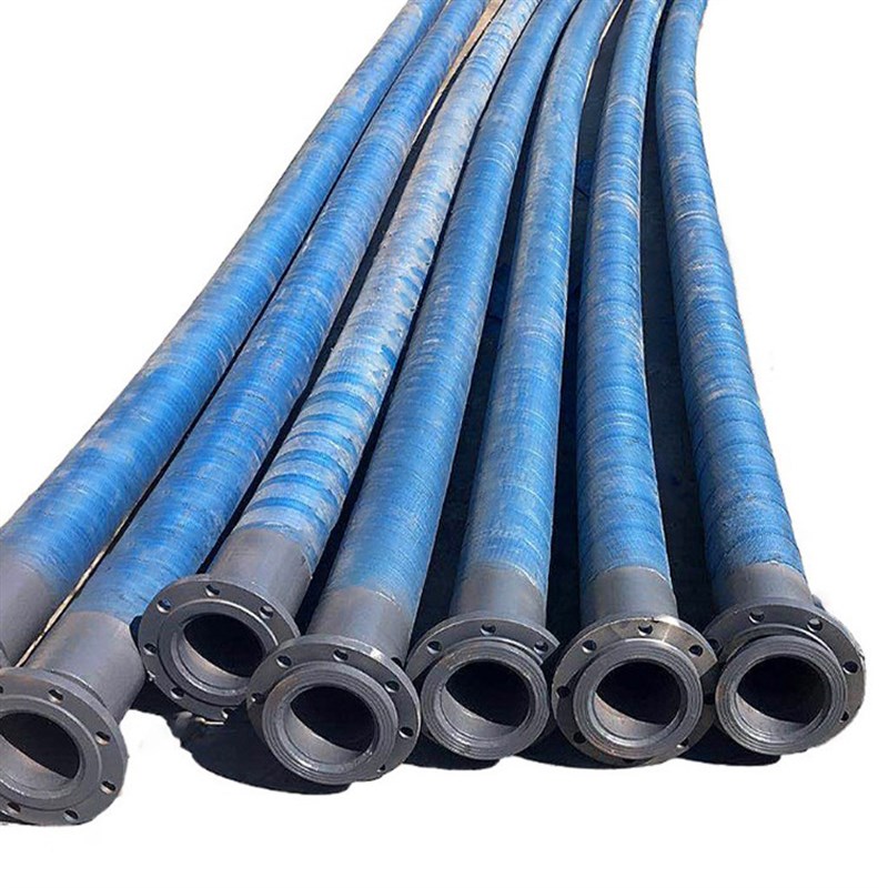 钢丝编织橡胶管 耐高温法兰高压胶管