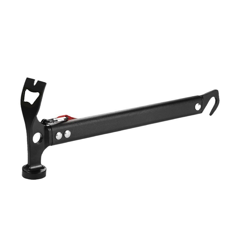 户外锤铝合金手柄锤天幕拔钉器野营帐篷地钉锤多功能登山露营榔头