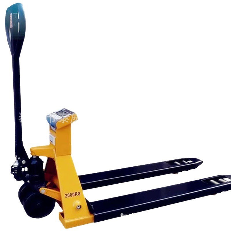 电子叉车秤搬运车2吨3吨带称重搬运车手动液压电子称重车
