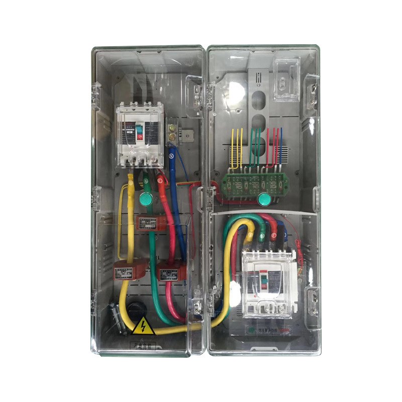 塑料PC透明国网南网防水阻燃挂壁三相计量电表箱