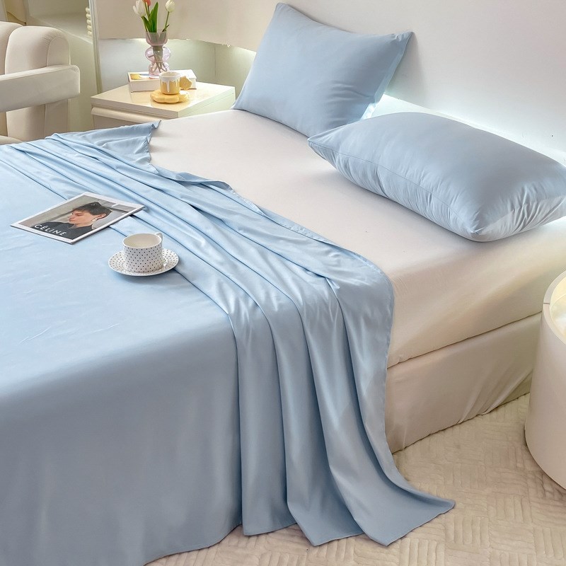 简约纯色磨毛床单亲肤细砂平纹床单单件家用单双人床单三件套