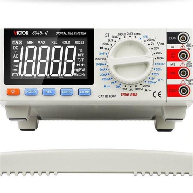 胜利VC8045-II 4位半台式数字万用表 高精度带交流真有效值