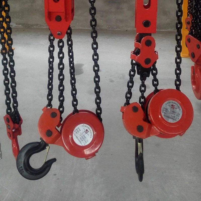 群吊拉链电动葫芦5吨7.5吨10吨380V淬火吊钩家用电动起重小葫芦