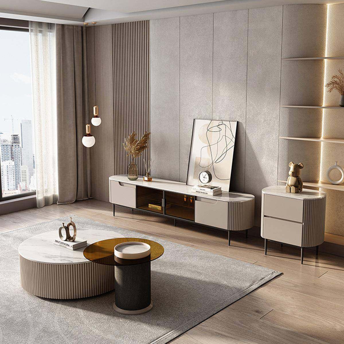 意轻奢岩板大小圆茶LXL几小户型式现简约家代用圆茶几电视柜型组,鲜花速递/花卉仿真/绿植园艺,其它园艺用品,淘宝优惠券,粉丝福利购,淘宝优惠卷