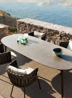 户外椅院室外椅组合藤藤编家具休闲椅子阳台酒店样XDO庭板桌房餐