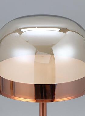 氛围装饰台灯瑰金床头桌玫面小夜灯酒GLG-8吧风业小酒馆艺术玻璃