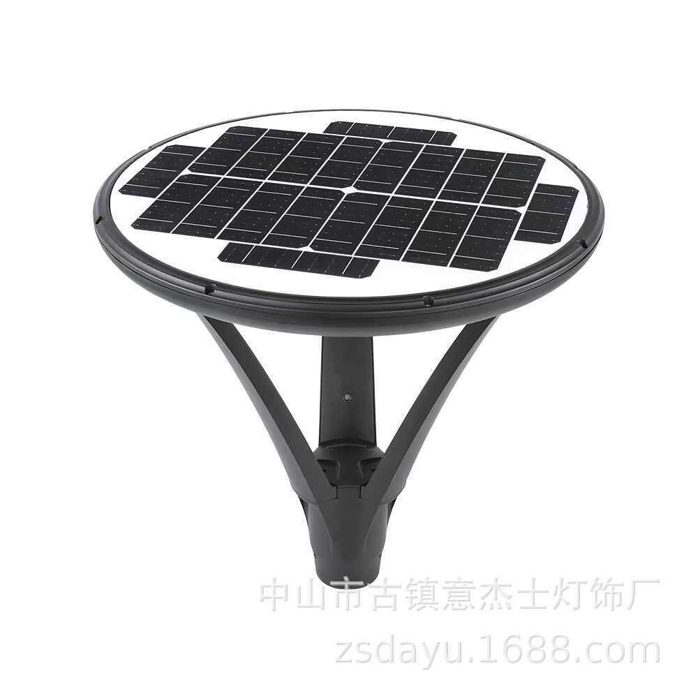 新款私模公众捧月太阳能接电户外灯压铝小区别墅YJS-众星园星景观