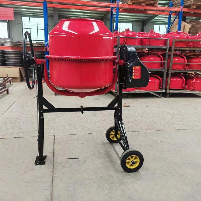 厂家式直家763销小型可移动用动滚筒卧电干粉砂浆水泥混凝土搅拌