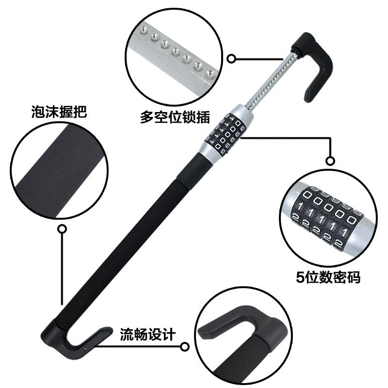 ZBJ踏汽车通车用板锁密码离合器锁方向盘汽防锁车用离合盗器刹车