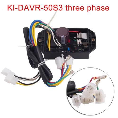 单I-DAVR-50S50S5KWAVR相K基波尔发电KI-DAVR-机自动稳压器面板