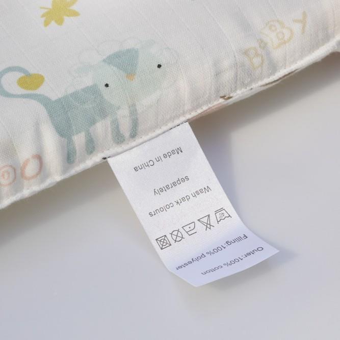 宝5060宝婴儿床围新儿农床上用生品纱布场物30*3动0*6整片洗涤
