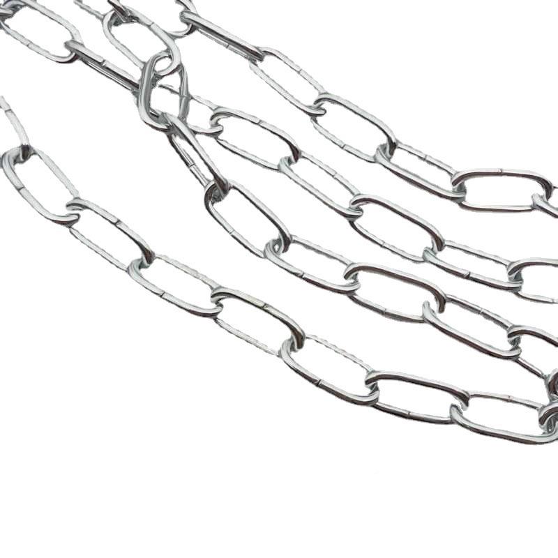 镀锌铁粗链/4厘铁5厘595链6厘8厘3厘不锈钢链链子加粗晾衣铁条扣