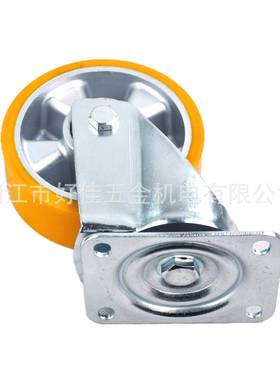 厂源头工NRE供150X50mm欧洲聚款重型铝芯直外包氨酯（PU）万向脚