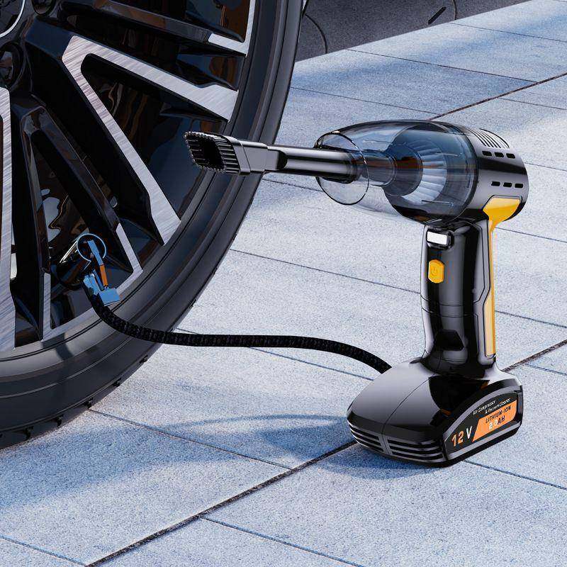 多功能四无合一TTS胎线车载吸尘器手率持大功充气泵汽车用轮打气