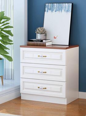 斗柜纳柜简约现代实木五斗柜六MCR客厅欧式斗橱卧室收屉白色抽储
