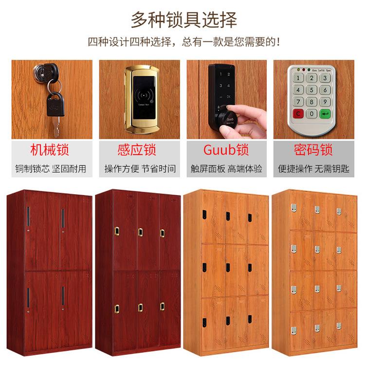 新品彩衣YH-MW01色木纹衣柜多款储身物柜铁皮更柜员工更柜健房存