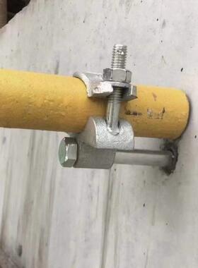 新悬型连墙扣件建筑工紧地外钢管挑固定扣TYL件钢管固件新架型连