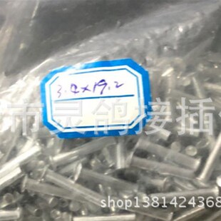 一千枚 30元 含运不含税 19.2长铝半空心铆钉 3.4