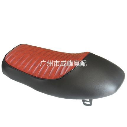 复古改装CG125摩托车座垫 驼峰坐垫 鞍座座包 53cm短版 cafe改装
