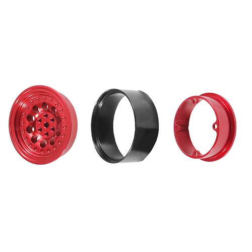 5mm六角金属锁紧轮毂40mm*17mm轮辋 莽牛MN82S MND90 MN99S MN78