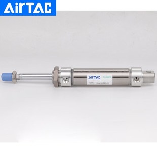 亚德客小型气动不锈钢迷你气缸MA40X25X50X75X100X125X150X175SCA