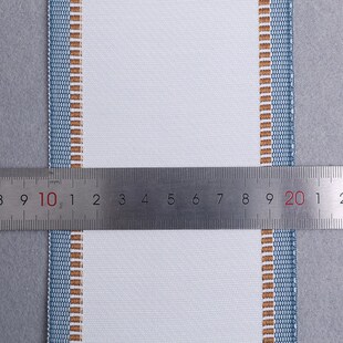 现货10cm金丝花带窗帘打孔棉衬带边幅带韩折布带白衬带辅料约70米