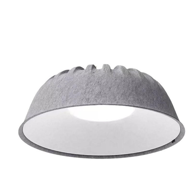 设计师时尚工程圆形书房会议室新创意办公客厅餐厅吸音毛毡大吊灯