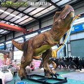 仿真恐龙生产厂家 恐龙展定制 恐龙主题乐园大型硅胶恐龙模型工