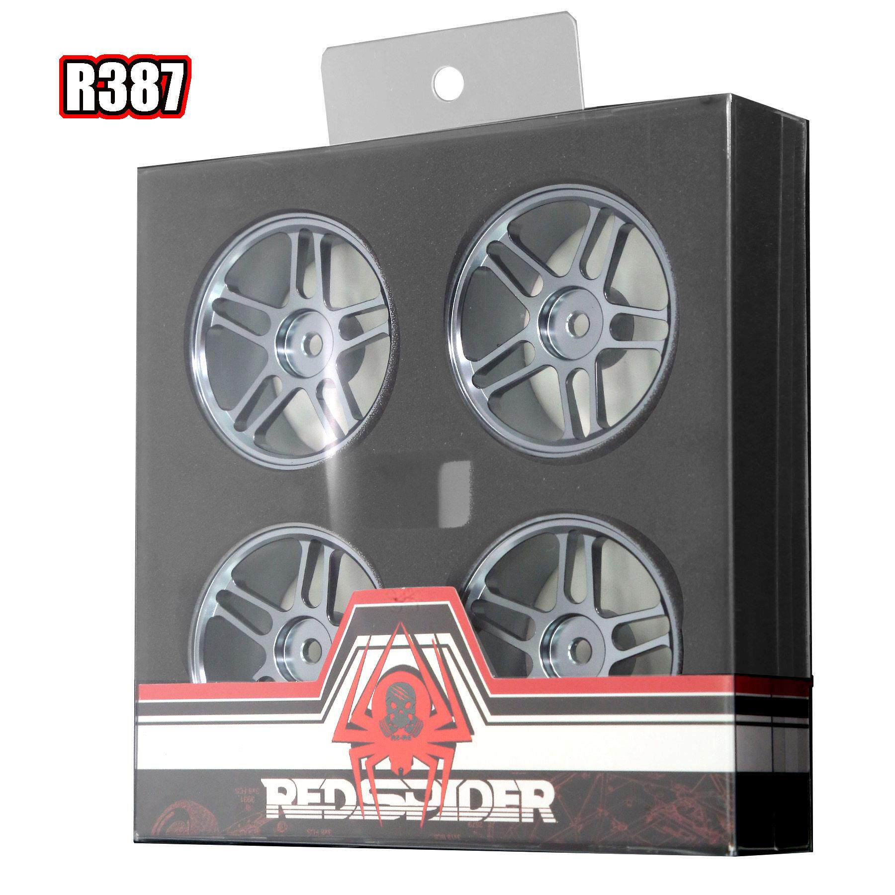 RS红蜘蛛1/10 HSP 94122 94123 D4 TT02漂移仿真铝合金属轮毂YX03