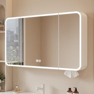 太卫空美铝镜柜生物间328智能灯带妆收纳架储柜杂物柜收纳柜镜子