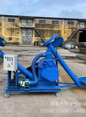 对辊粮MWW碎机自动进料除食尘粉机四破六瓣破碎碎机高粱粉碎机