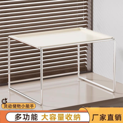 厨房微波炉架置物架多功能层架烤箱收纳架家用台面双层整理支架