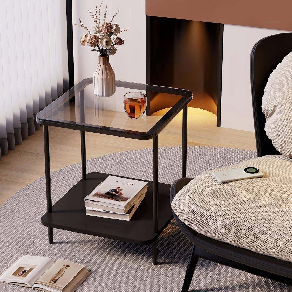 轻奢沙发侧边几简小桌子易家用小户茶几夹缝985角几方桌床置头型T