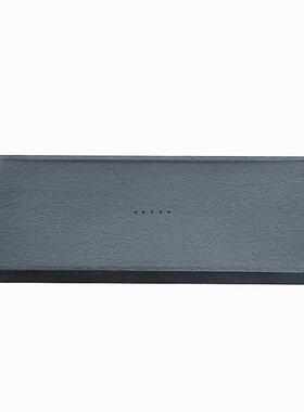 乌金石入盘整茶块家用排水F759T89J嵌式长方形海茶台泡茶盘黑金茶