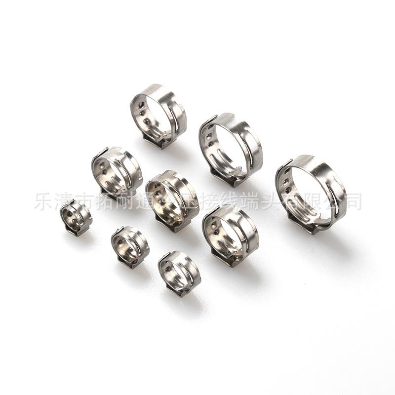 S18PC盒装不锈LCO圈钢0单耳箍软管夹美式喉箍抱箍卡箍多规格