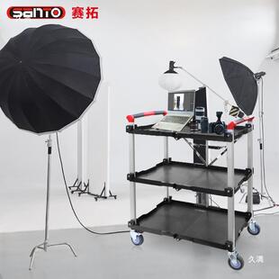 折叠工具车送可餐车小推车户外直播232拍移动导演摄车器材工作台