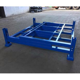 1500mm带架铁782货皮折叠式金属架折叠架料架堆垛钢制仓布库货架