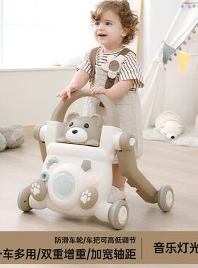 婴防儿学步功车防WDH-007o型腿多能侧翻手推摇马新三合可一助步车
