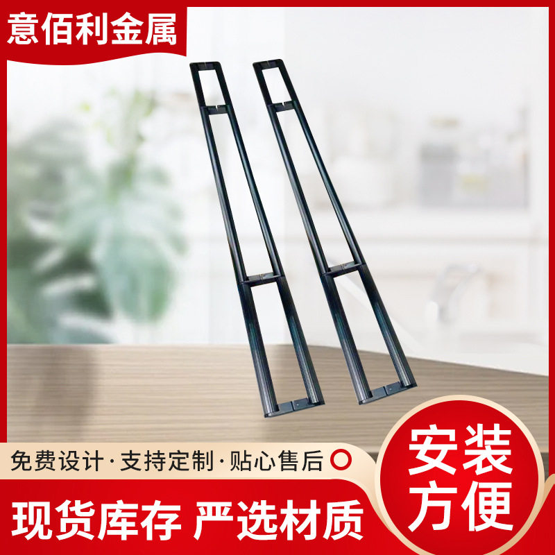简约时尚黑钛条纹不锈钢拉手