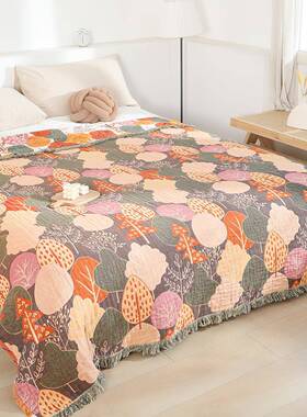 全棉睡四层纱布毯子巾毛被xmq-xiao盖毯纯棉成人季薄款午毯棉纱夏