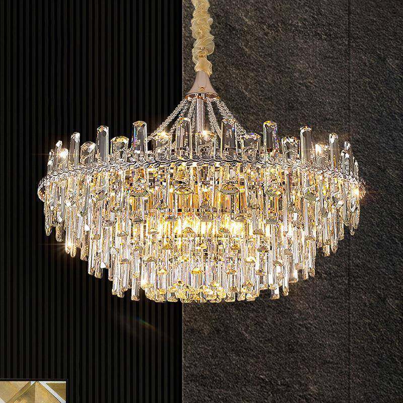 水晶951高吊灯轻客奢厅灯后现5代奢华档202新款大气饭厅餐桌卧室,家装灯饰光源,智能吊灯,淘宝优惠券,粉丝福利购,淘宝优惠卷