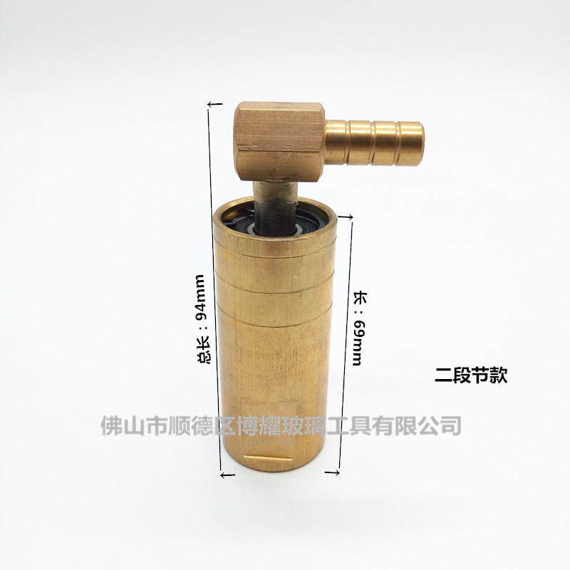 璃机械配件玻璃钻孔机铜.水嘴口OLG径1玻65mm打孔机铜接头