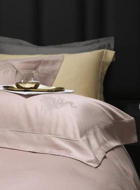 奶奶做24新款天丝棉曲刺四件-曲艺绣风华1.8PFSm床套单款四件套艺