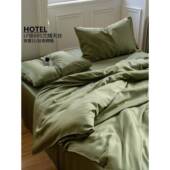 莱尔60支SL 50938兰精天四件套夏季 赛凉被套床单丝滑裸睡拼感色丝