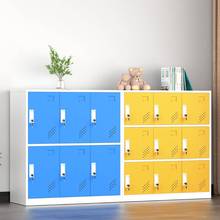 幼儿园书包柜学校教室级班储物柜彩中色纳更00609衣柜小学生带锁